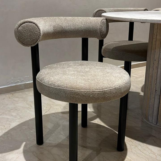 Table salle à manger en Travertin avec 6 chaises