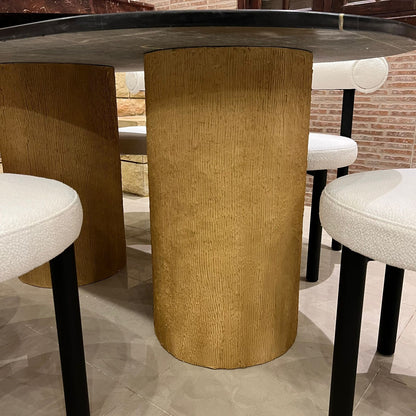 Table salle à manger en marbre avec 6 chaises